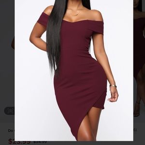Fashion Nova Do or Die Dress in Plum size M